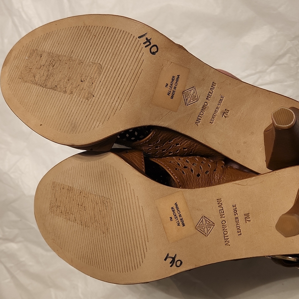 ANTONIO MELANI SHOES, NEW NO TAGE SIZE 7 - Picture 9 of 12